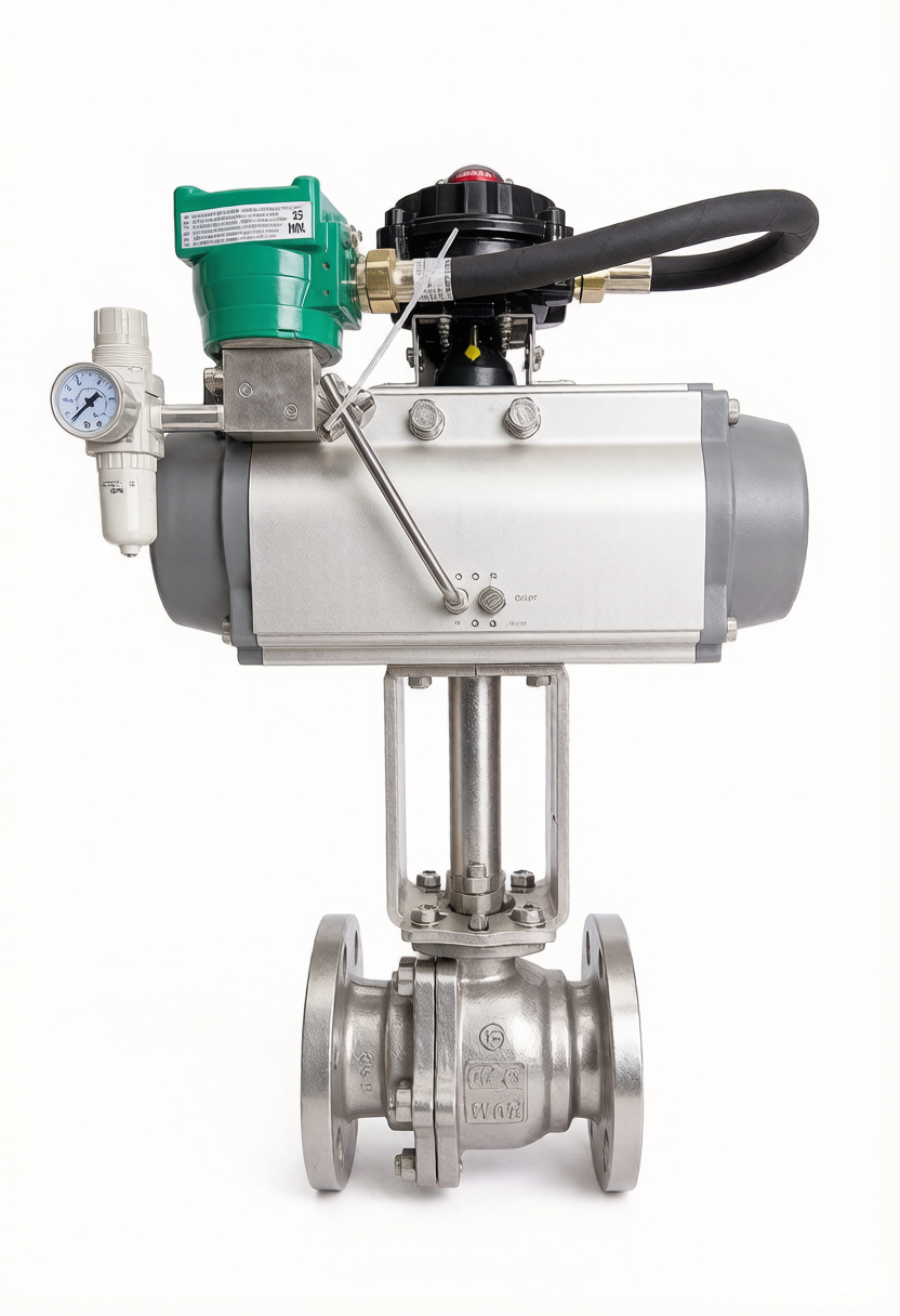 Pneumatic High-Temp Metal-Seated Ball Valve