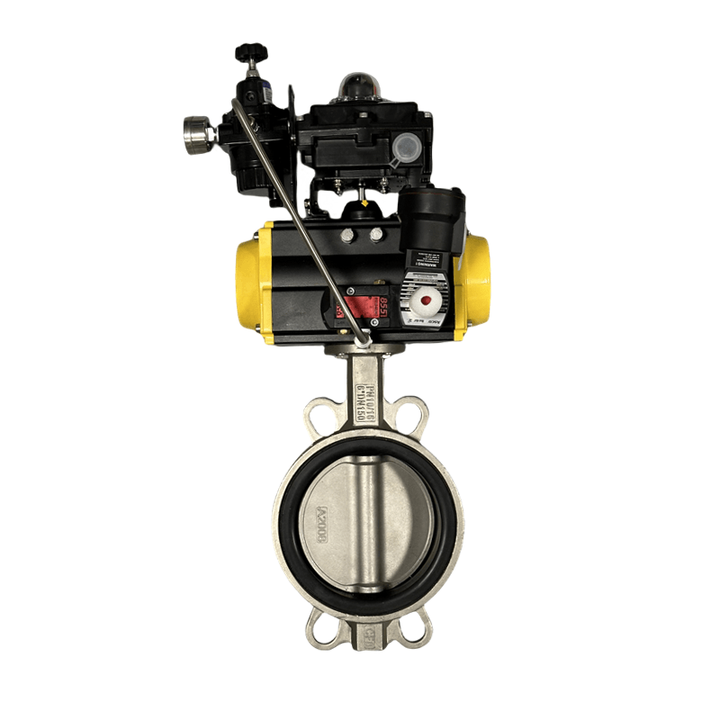 Pneumatic Wafer Butterfly Valve